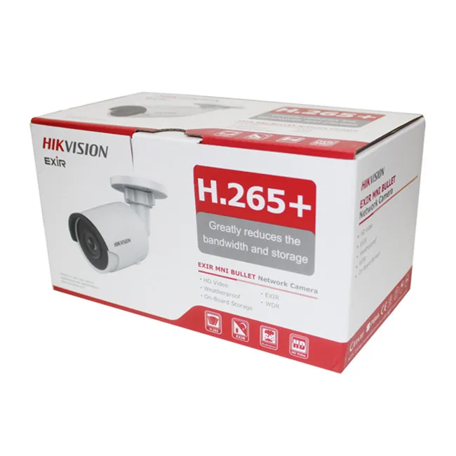 Hikvision IP Security System Kit 4K 8CH POE NVR 6pcs Hikvision 8MP POE IP Camera DS-2CD2083G0-I Indoor/Outdoor Hik-Connect P2P