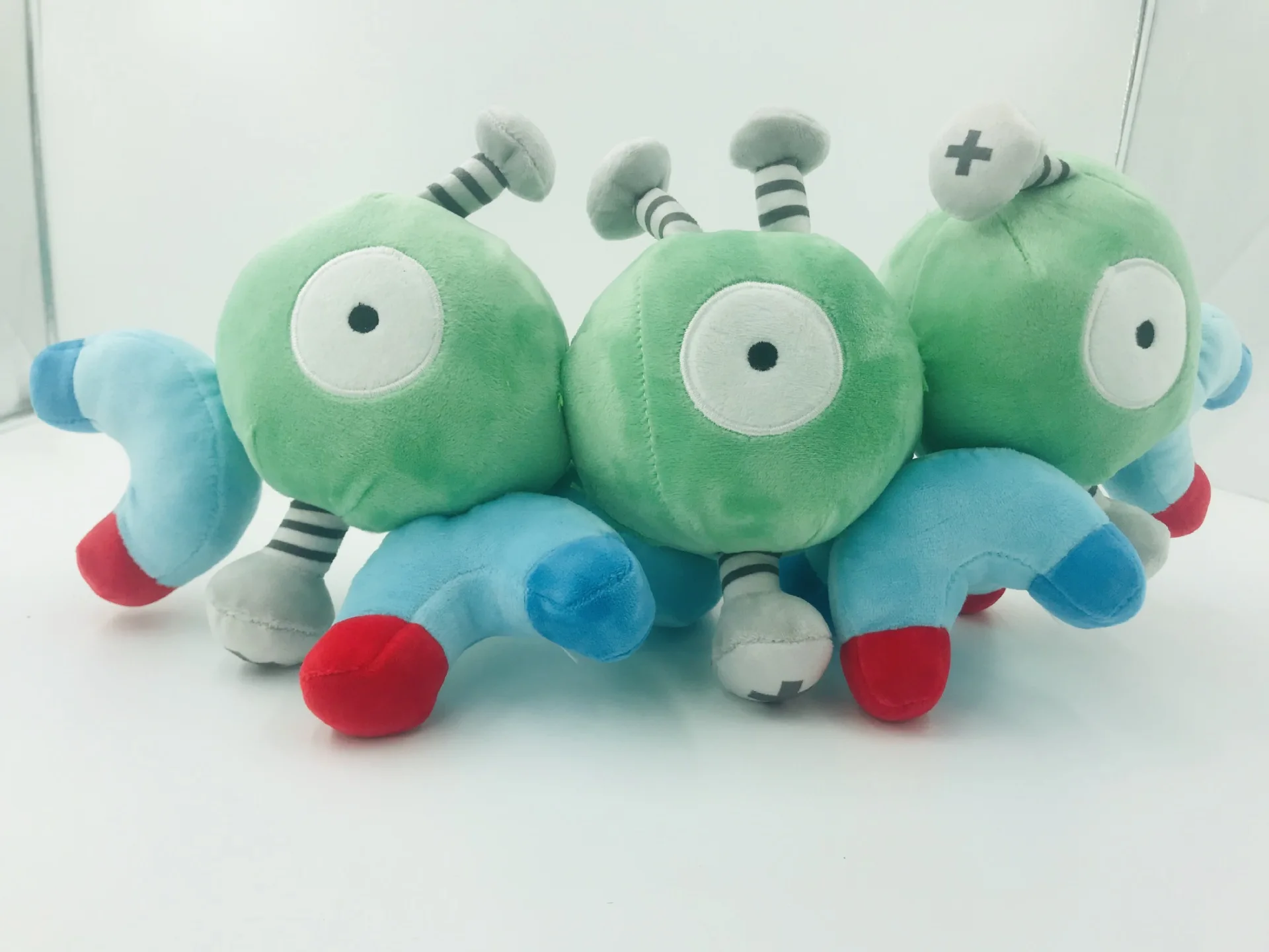 

big size 25-43cm plush Magnemite Magneton Soothing doll soft cute Pillow good quality christmas Favorite gift Children's toy