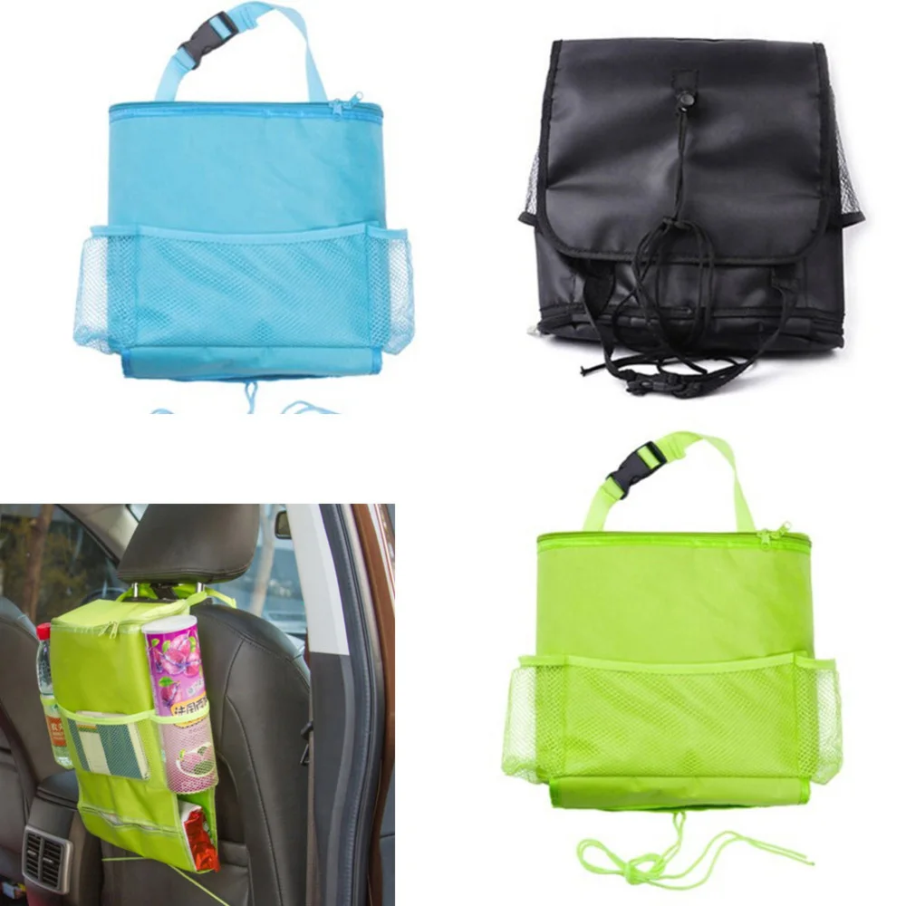 

1 PC Standard Car Seat Back Organizer Multi-Pocket Travel Storage Bag Heat-Preservation Holder Hanger