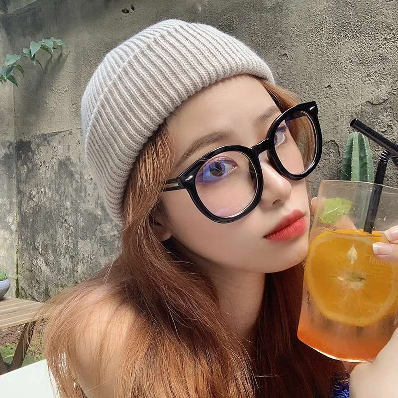 

Autumn Winter Knitted Hat Casual Cute Dome Curling College Air-Cooled Hat Men Women Wild Thick Windproof Warm Cap Elasticity B12