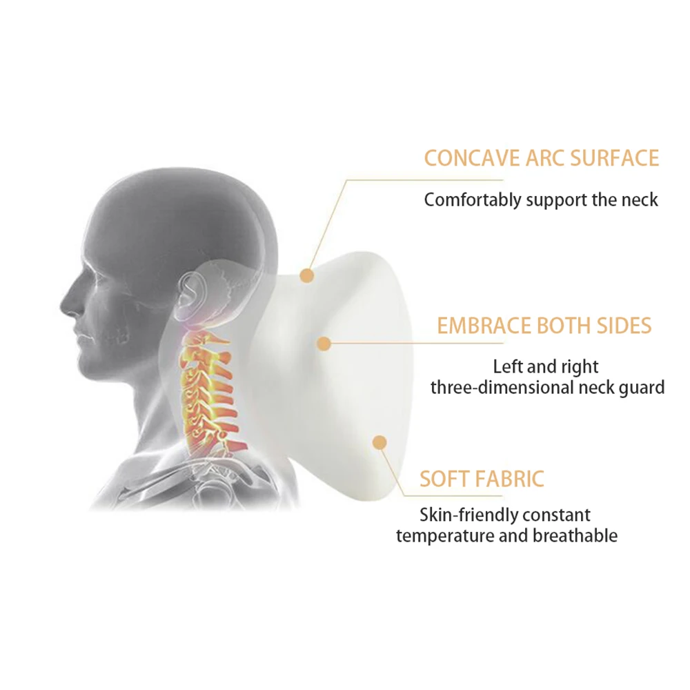 Автомобильная подушка для подголовника поддержки головы из дышащей пены с
