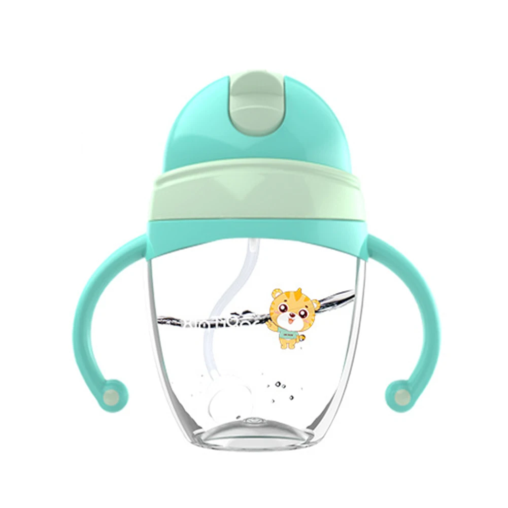 Соломенная чашка для ребенка Нетоксичная устойчивая к укусам обучения питью