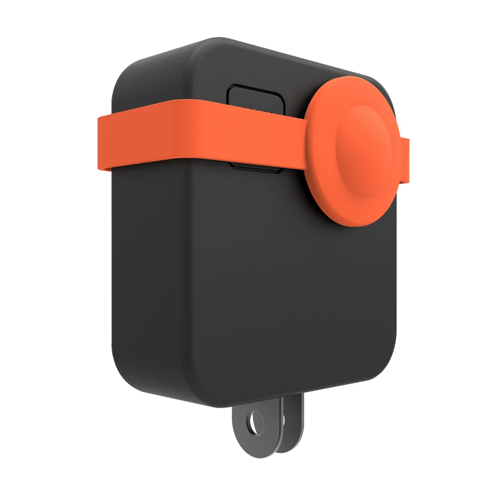Для GoPro MAX двойные крышки объектива чехол + Корпус мягкая резиновая рамка