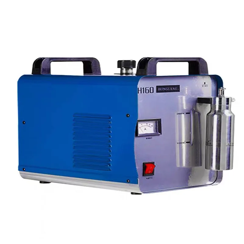 H160 plexiglass acrylic electrolysis water welding machine 220V flame polishing machine hydrogen and oxygen generator