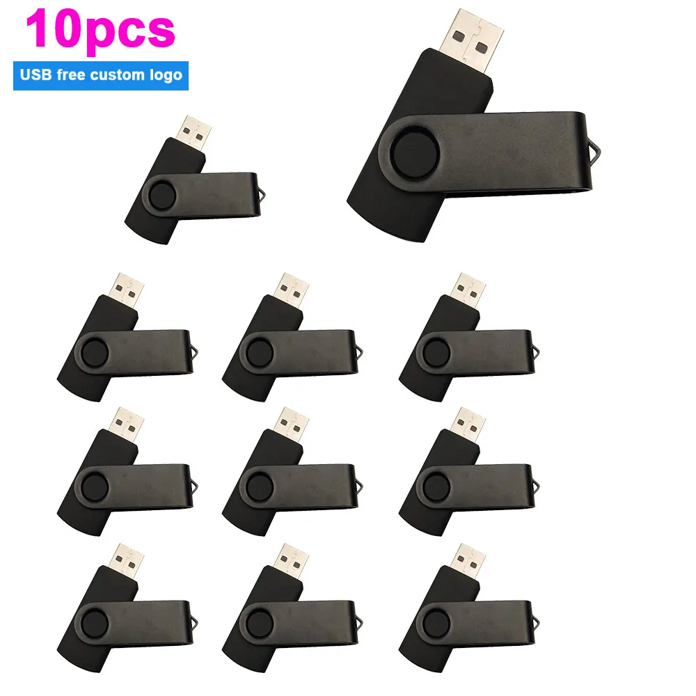Модный креативный флэш накопитель 10 шт./лот 16 ГБ 32 64 128 деловой usb бесплатный