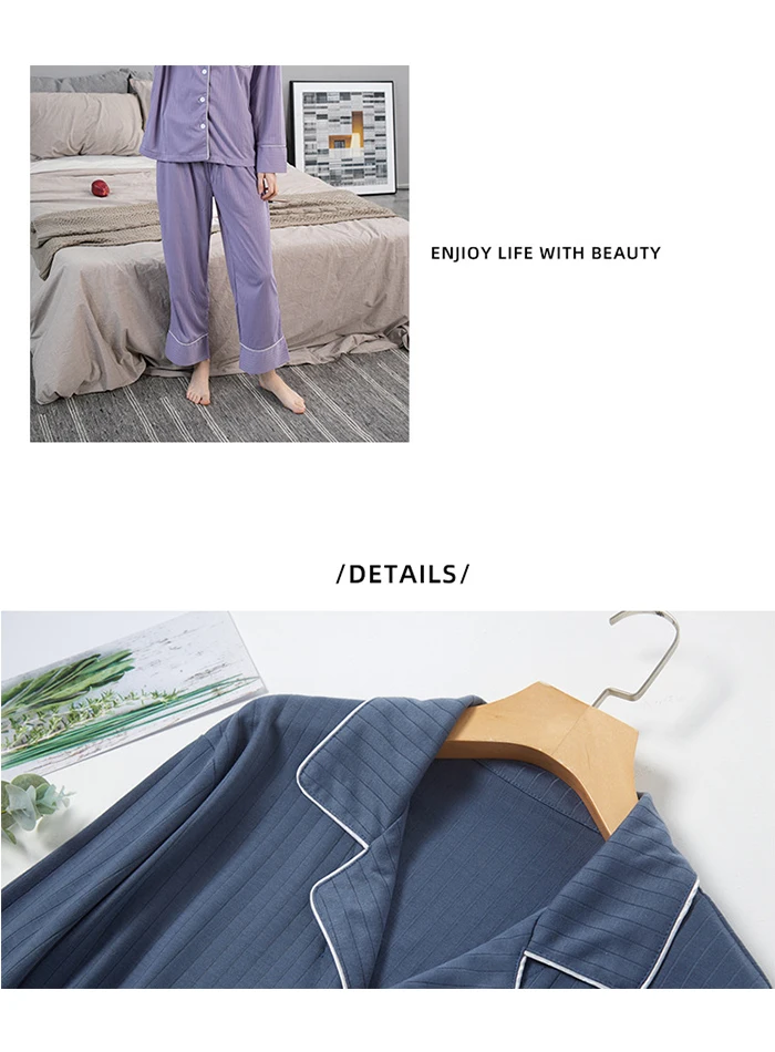 men's silk pajamas 2021 Cotton Pajama Sets for Men Sleepwear High Quality Male Underwear Loungewear Pyjama Homewear Home Clothes mens cotton pajama sets