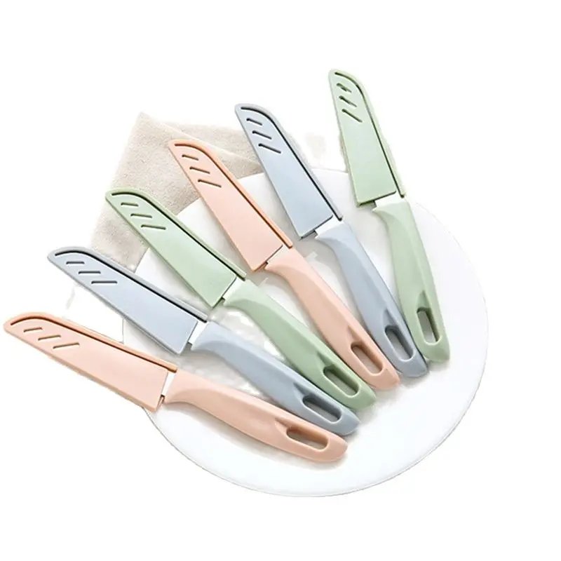 

Mini Fruit Knife Colorful Portable Folding Knife Fruit Cutter Practical Camping Outdoor Hand Tools Kitchen Knives