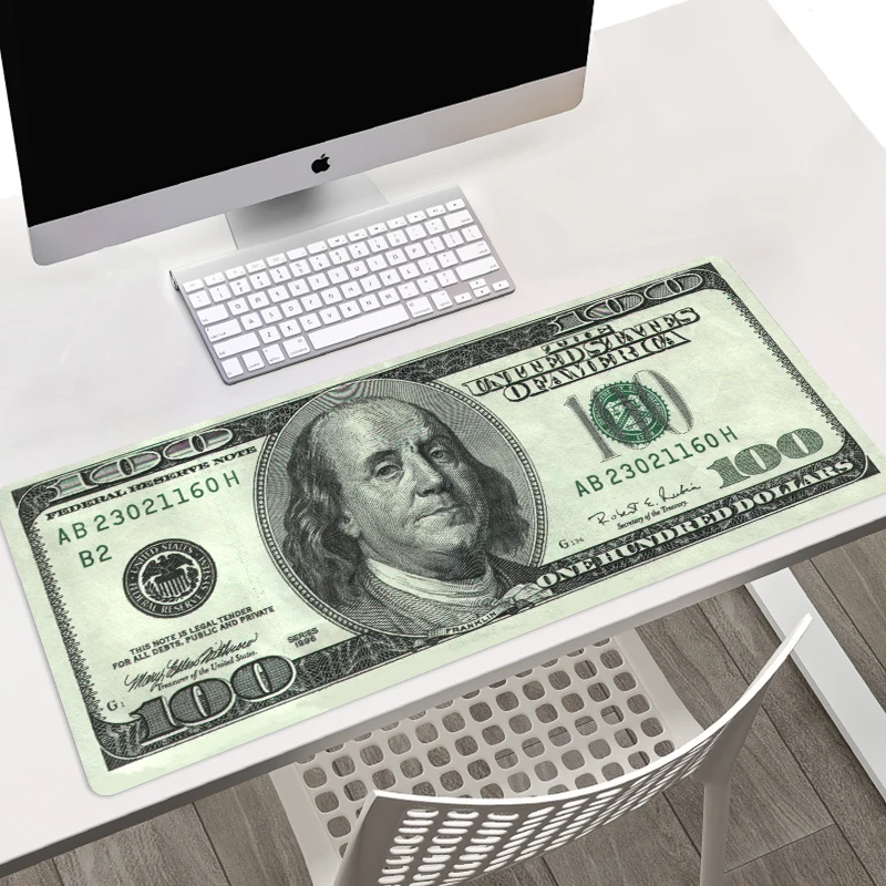 Большой игровой коврик для мыши США Противоскользящий из натурального каучука