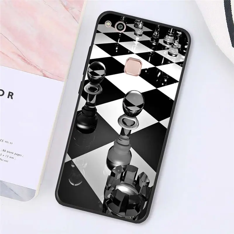 A11 Babaite Черный и белый цвета шахматы чехол для телефона для huawei Y5 II Y6 II Y5 Y6 Y7Prime Y9 - Цвет: A11