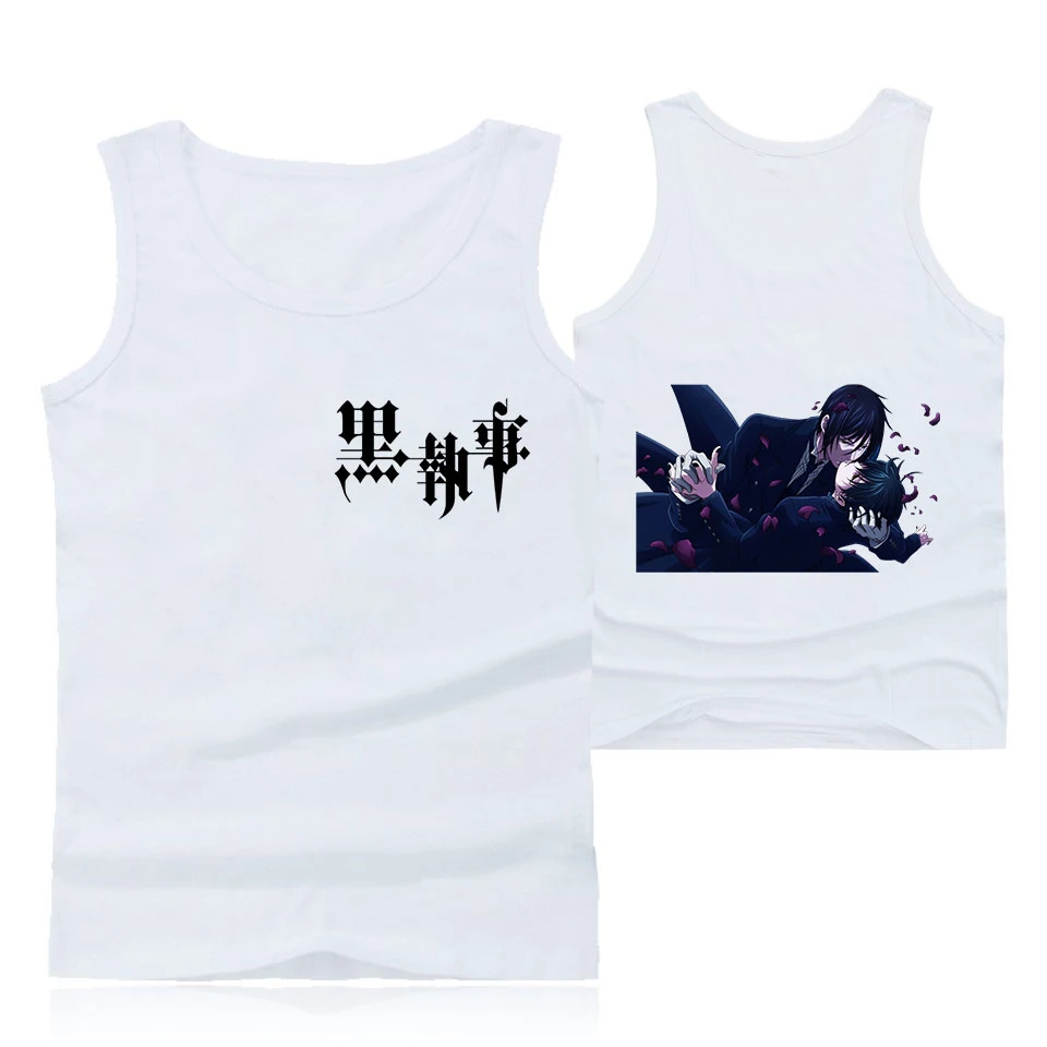 Black Butler New vest top men summer sleeveless fashion 2019 hot trend casual clothing | Мужская одежда