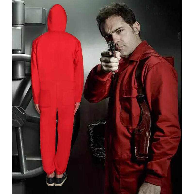 Костюм для косплея Дом паперов ла Каса де Papel Испания ТВ Netflix маскарадный костюм