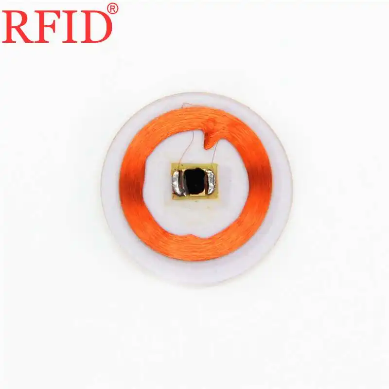 ID 125Khz 20mm EM4100 TK4100 Transparent Circular Coin Card Read Only Keyfobs RFID Proximity Token Access Control Fast Shipping |