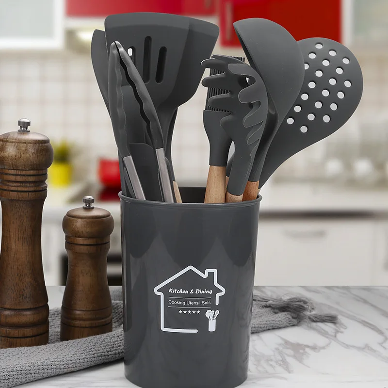 keuken accessoires Kitchen gadgets Accesorios cocina Jogo de panelas antiadere Silica gel ustensiles cuisine | Дом и сад