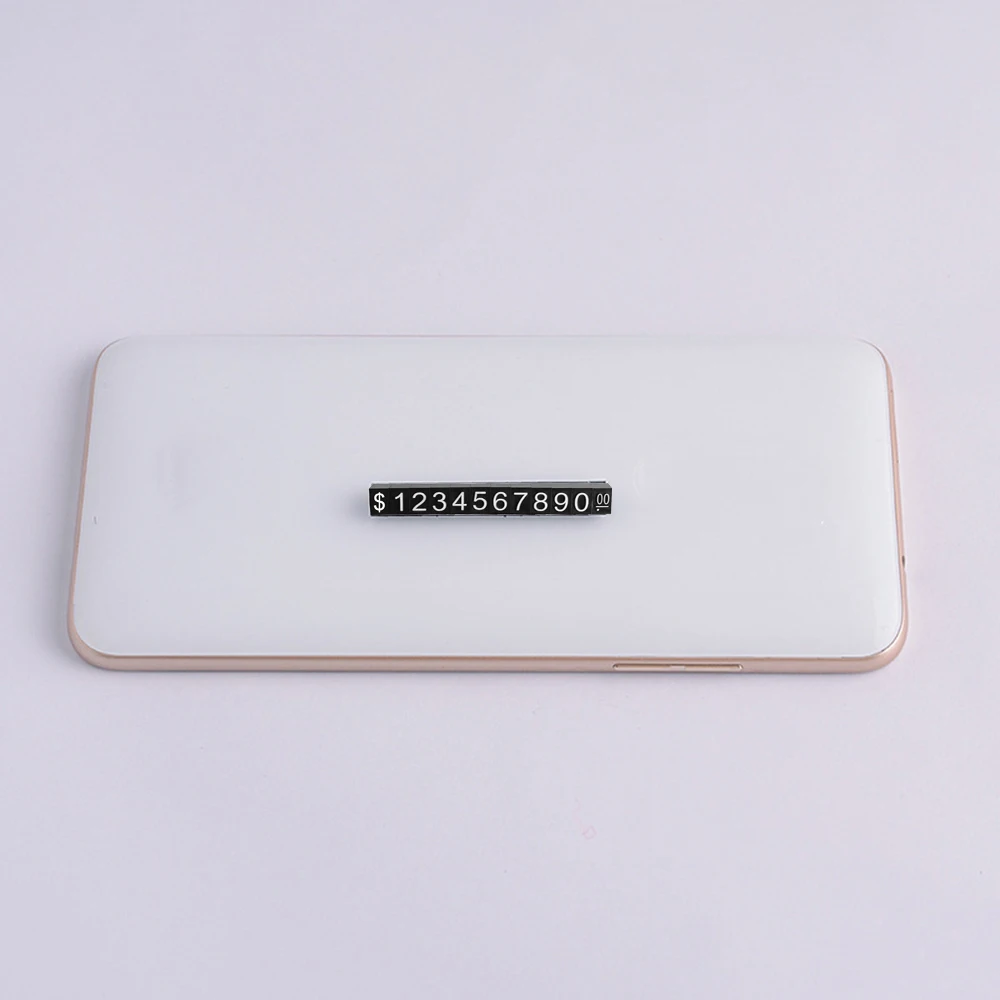 30 комплект Пластик кубики цена бирки для демонстрации Регулируемый Номер стенда