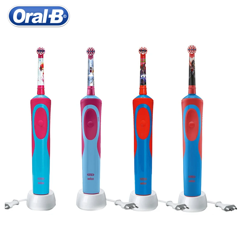 Электрическая зубная щетка Oral B для детей старше 3 лет перезаряжаемая Индуктивная