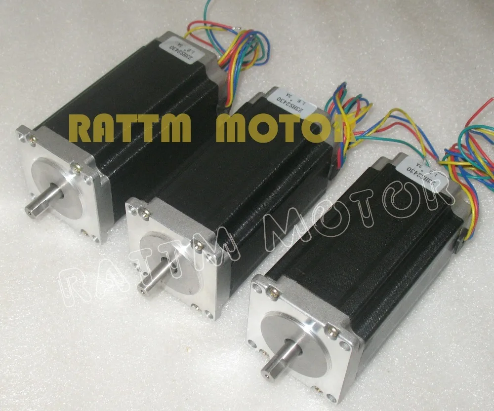 Шаговый двигатель NEMA23 57 типов 425Oz in 280N. См с одним валом 3 А для фрезерного станка