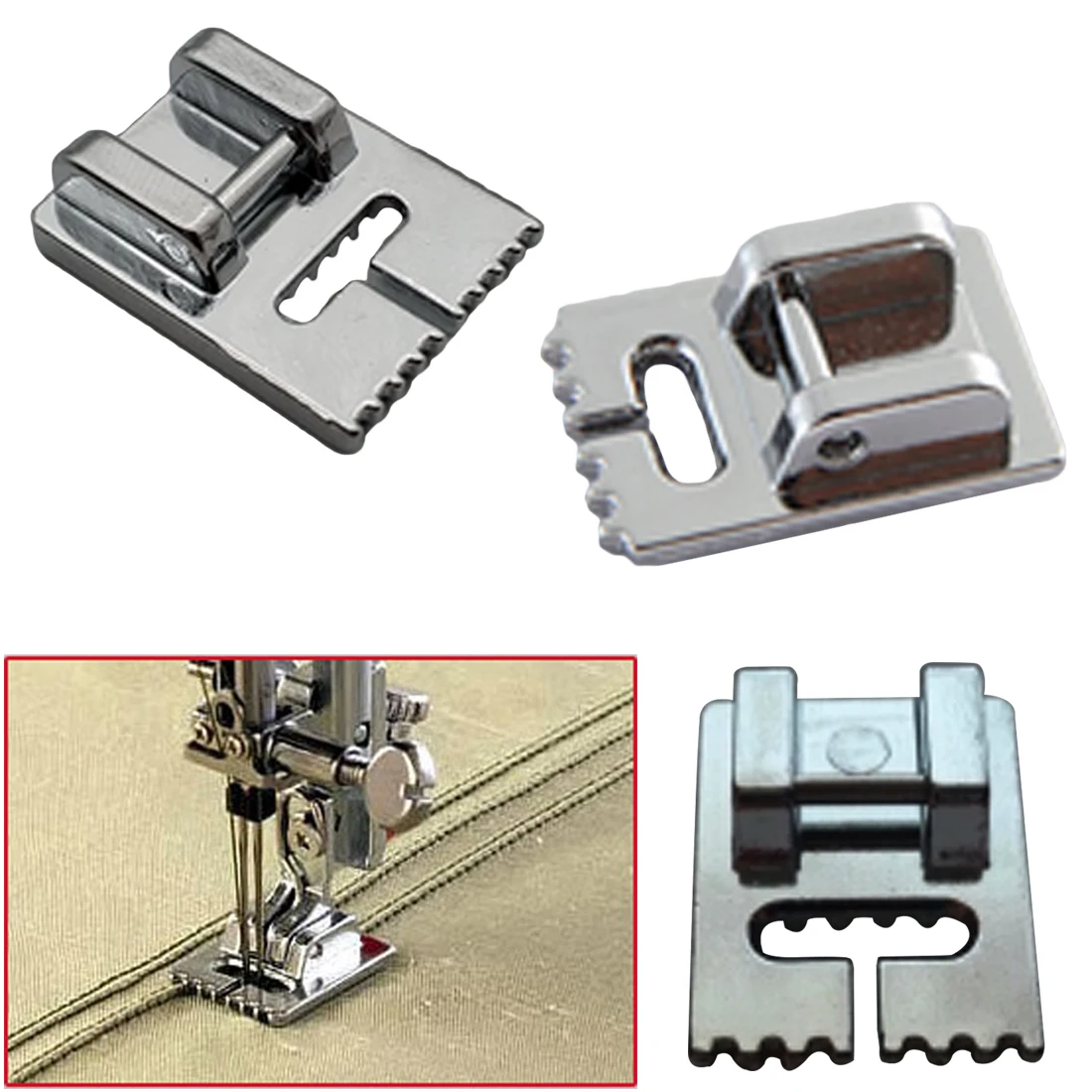 

Household 5/7/9 Grooves Sewing Machine Foot Making Pleat Tank Presser Feet Sewing Machine Accessories for Janome Singer