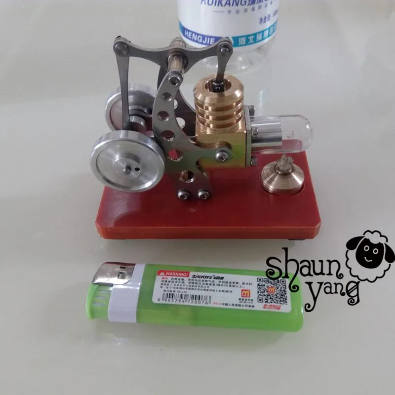 Круто! Миниатюрный Stirling Engine'Small босса генератор модель хобби Обучающие