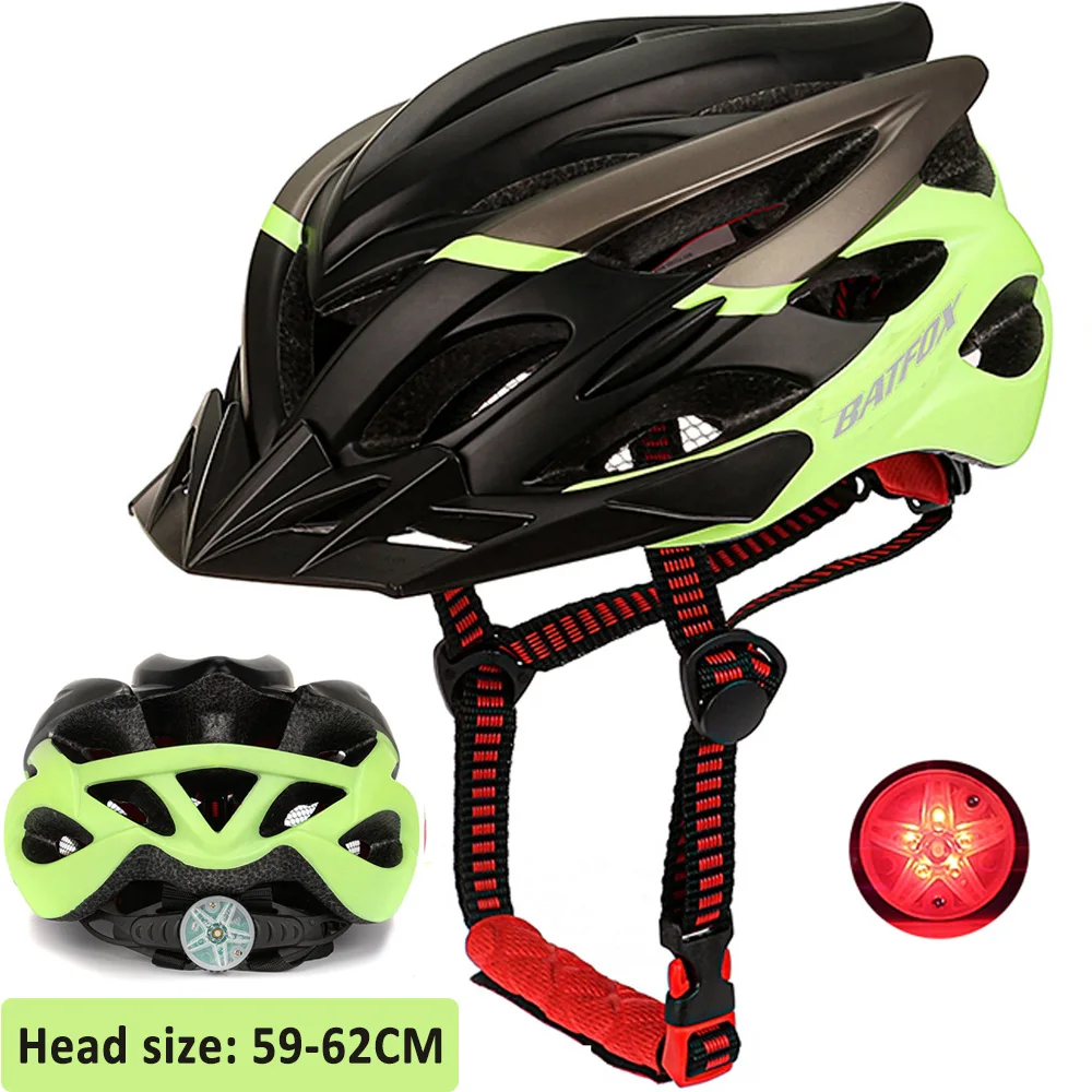

BATFOX men's cycling helmet MTB Bicycle helmet light Mountain Road Integrally-Mold Bike Ultralight Helmets capacete ciclismo