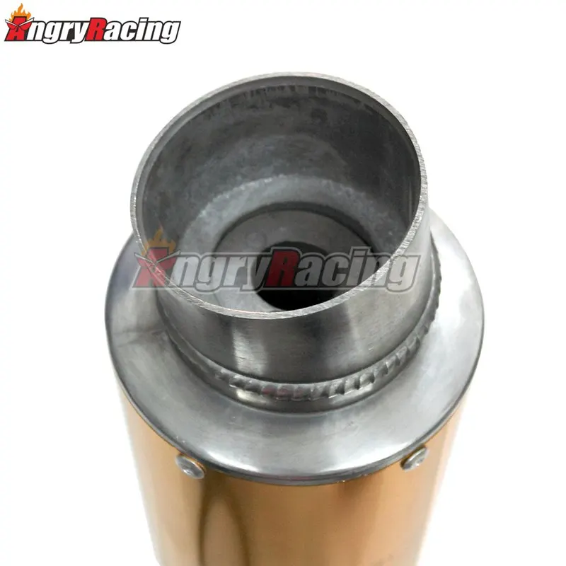 Алюминиевый глушитель выхлопной трубы мотоцикла с глушителем для CB250 CBR250 CB400 CBR400