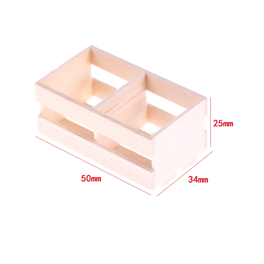 Аксессуары 1:12 куклы для кукольного домика деревянная коробка Дома кухни
