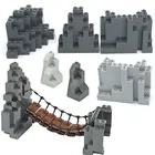 Конструктор Moc Rock, скальная Гора 6082 6083 23996, сделай сам, городской уличный вид, объемные строительные блоки, совместимые с деталями, игрушки