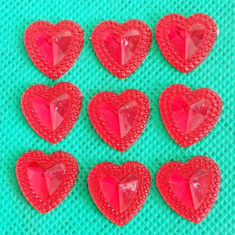 Сделай Сам 30 шт. большой размер 20 мм Красный AB водяная дрель плоский персиковый