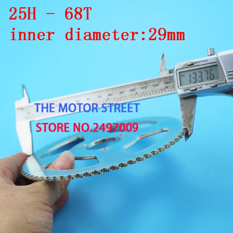 Задняя звездочка 25H 68T 29 мм подходит для 47cc 49cc 2-тактный вездеход квадроцикл