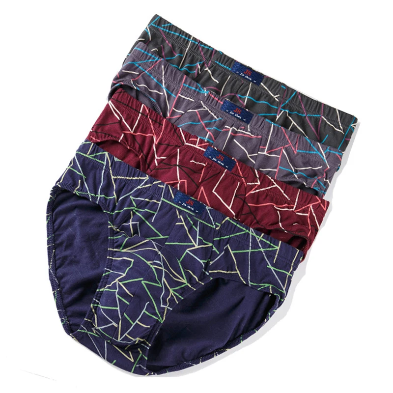 

Cotton Mens Briefs Plus Size Men Underwear Panties Large Size 5XL Men's Breathable Panties Men Briefs Low Waist Underpants