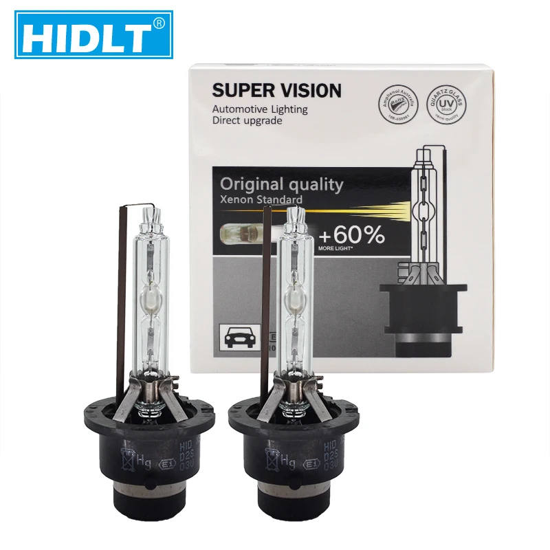 HIDLT новая OEM 35W D2S D4S ксеноновая HID лампа 12V 5500K супер быстрая яркая автомобильная для