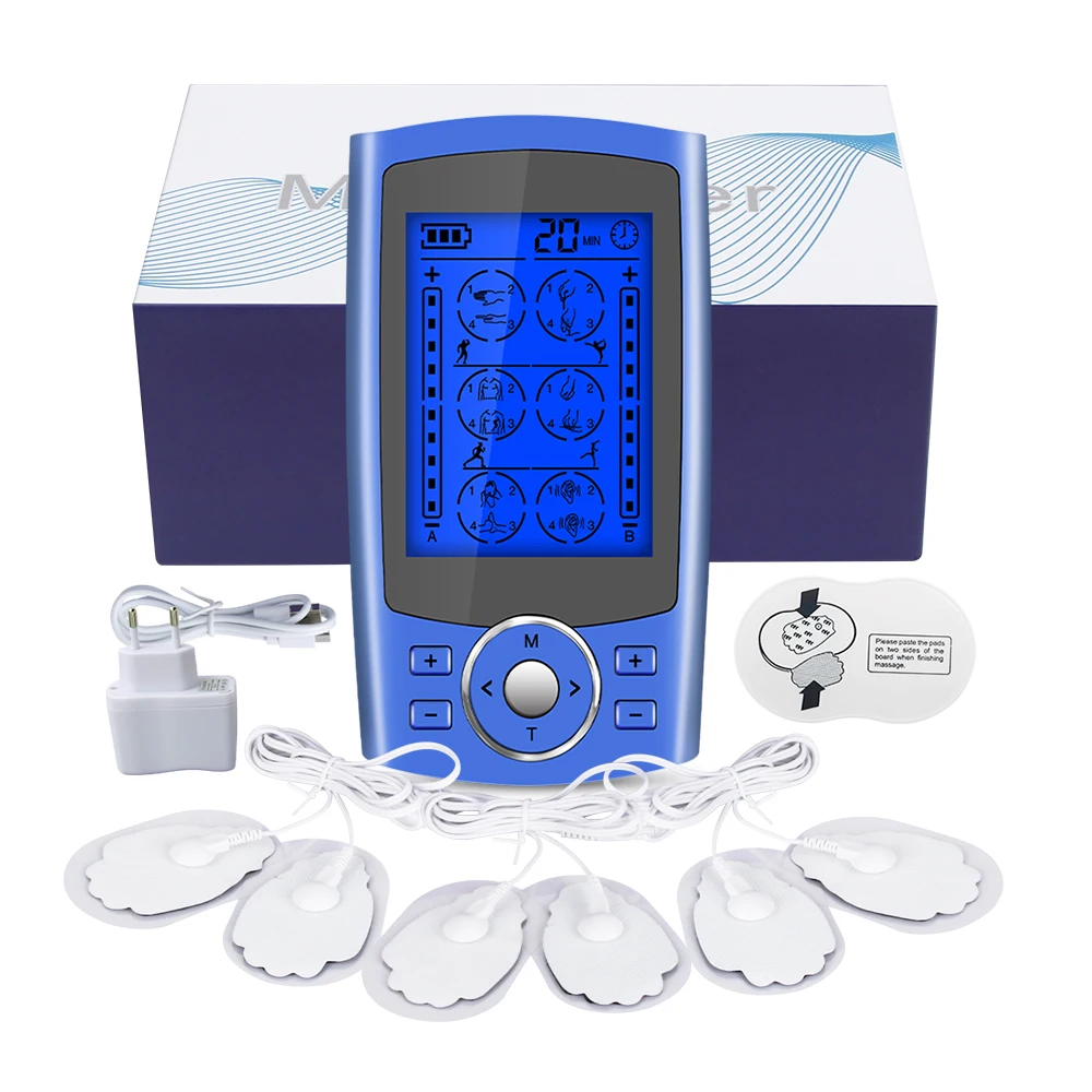 Электронный импульсный массажер для облегчения боли 24 режима | Красота и
