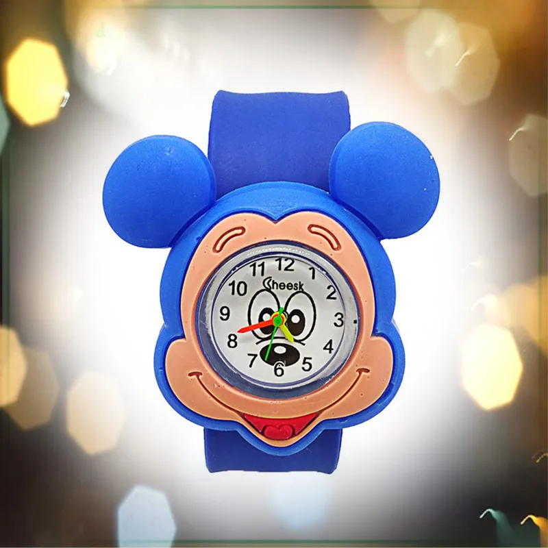 Dropshiping новые милые Мультяшные часы с рисунком Minnie на циферблате Детские Кварцевые часы детские часы с Микки для маленьких мальчиков и девочек унисекс Relojes