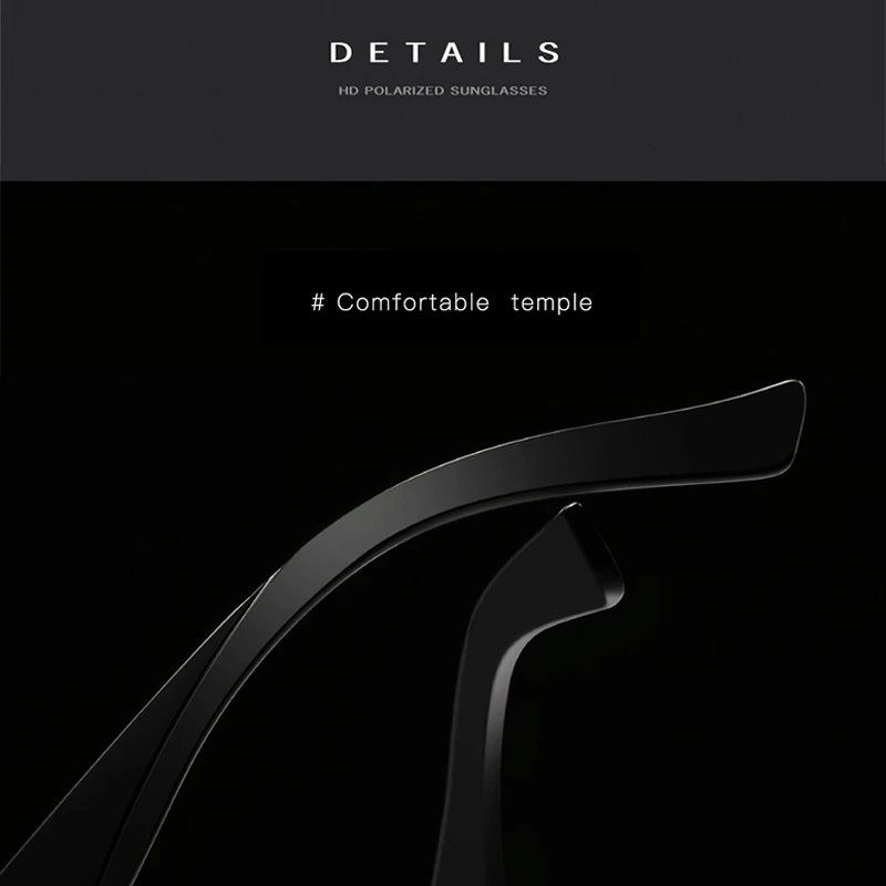 2020 Мужские поляризационные солнцезащитные очки женские для вождения квадратные