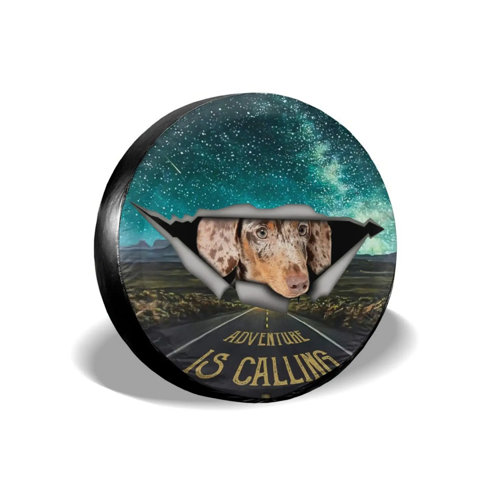 

Compass Tire Cover Universal Spare Wheel Tire Cover Wheel Covers for Trailer RV SUV Truck Camper Travel Trailer Accessories