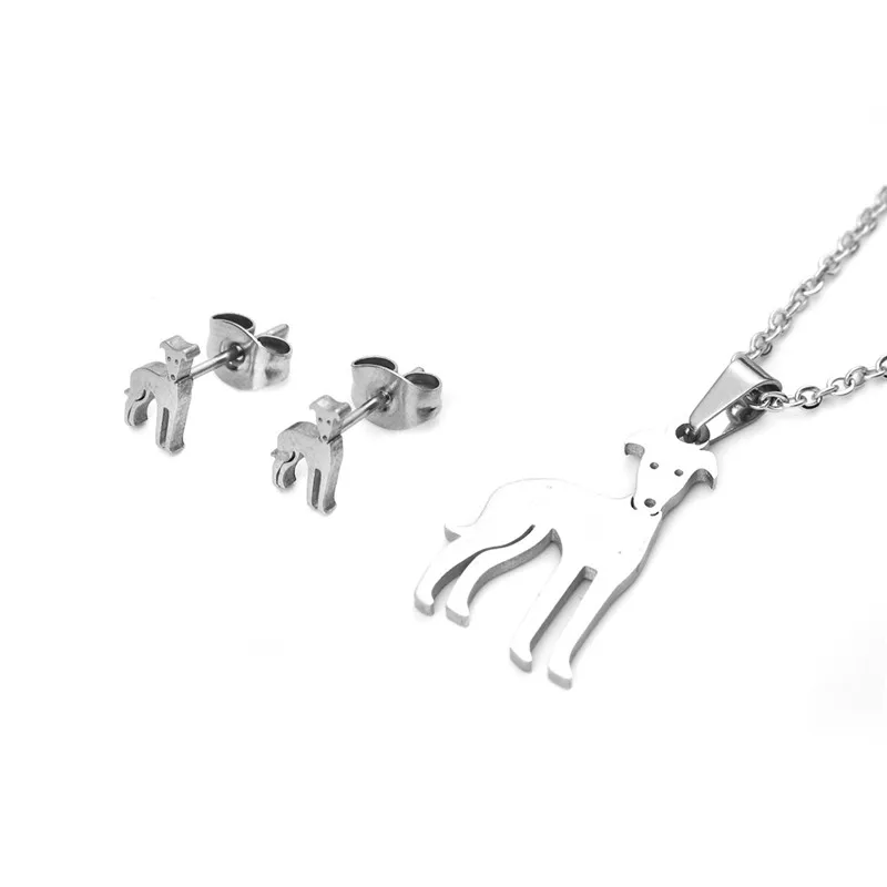 Doreenbeads 1 комплект ювелирное ожерелье из нержавеющей стали серебряная Сережка для