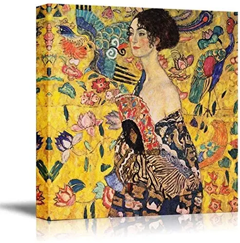 

Abstract Oil Canvas,women And Fans Decorate The Walls With Artwork