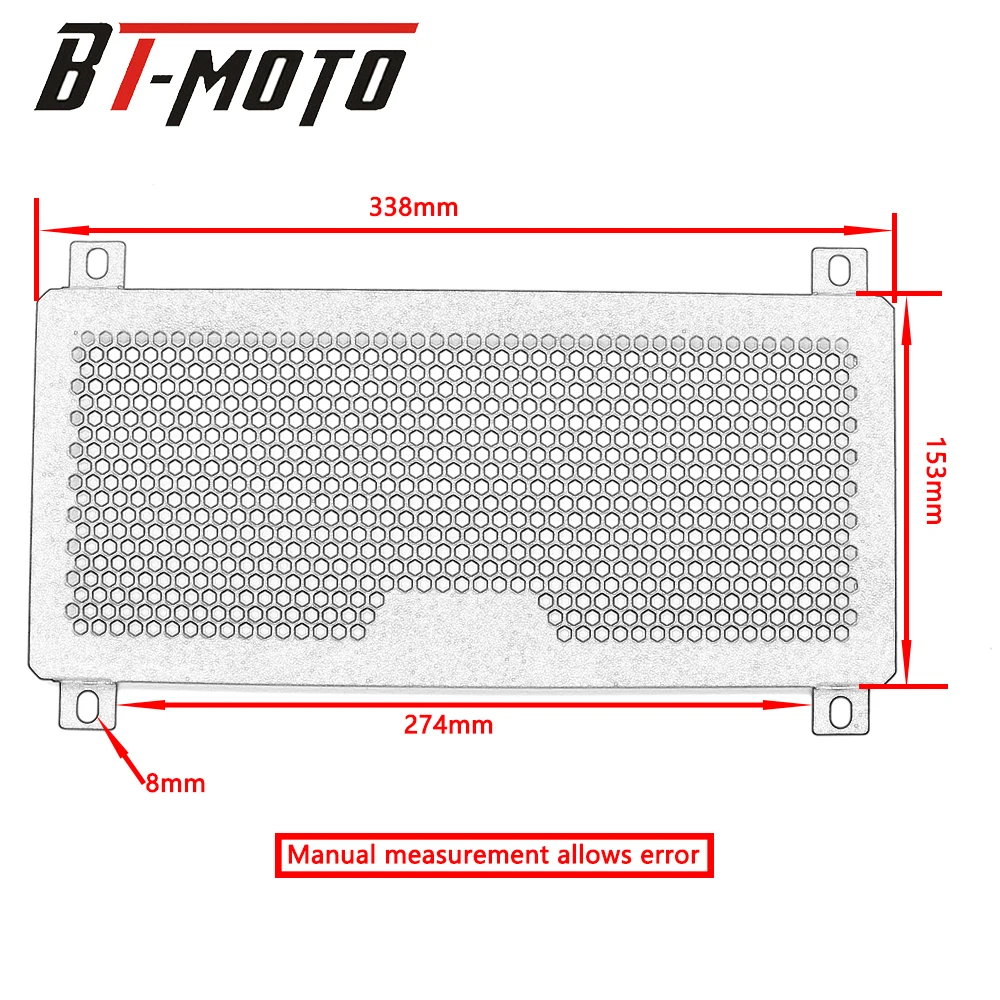 

Motorbike Radiator Grill Cover and Oil Cooler Guard For Kawasaki Ninja 650 Z650 2017-2019 Aluminum alloy Radiator Grill Cover