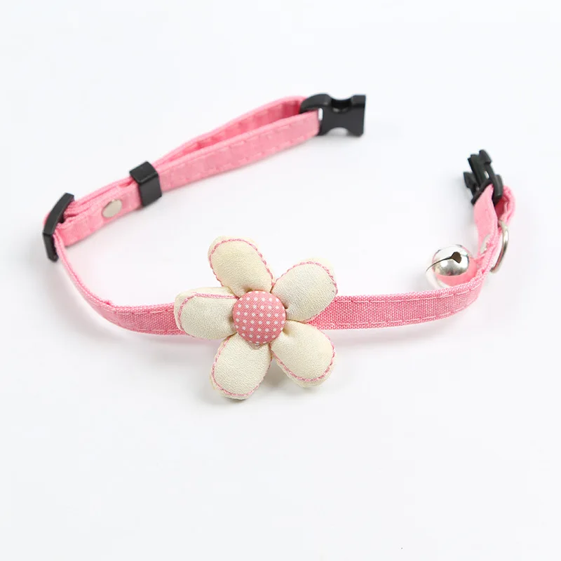 Прекрасный цветок кошка ожерелье для питомца Регулируемый Щенок Воротник Кошка