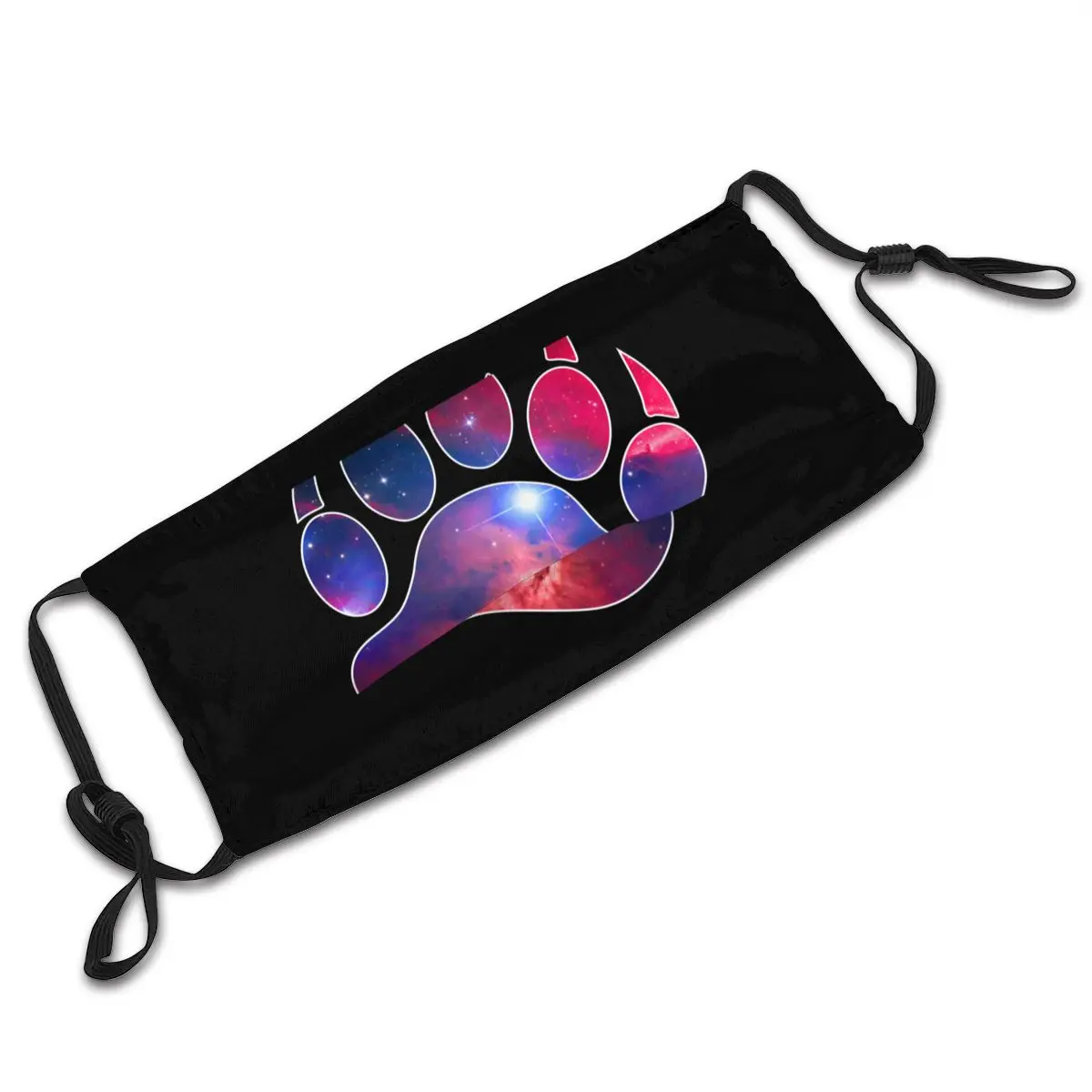 

Bear Paw Space Nebula With Replaceable PM2.5 Filters Reusable Face Mask New Arrival Respirator Anti Haze Mouth Protection Cover