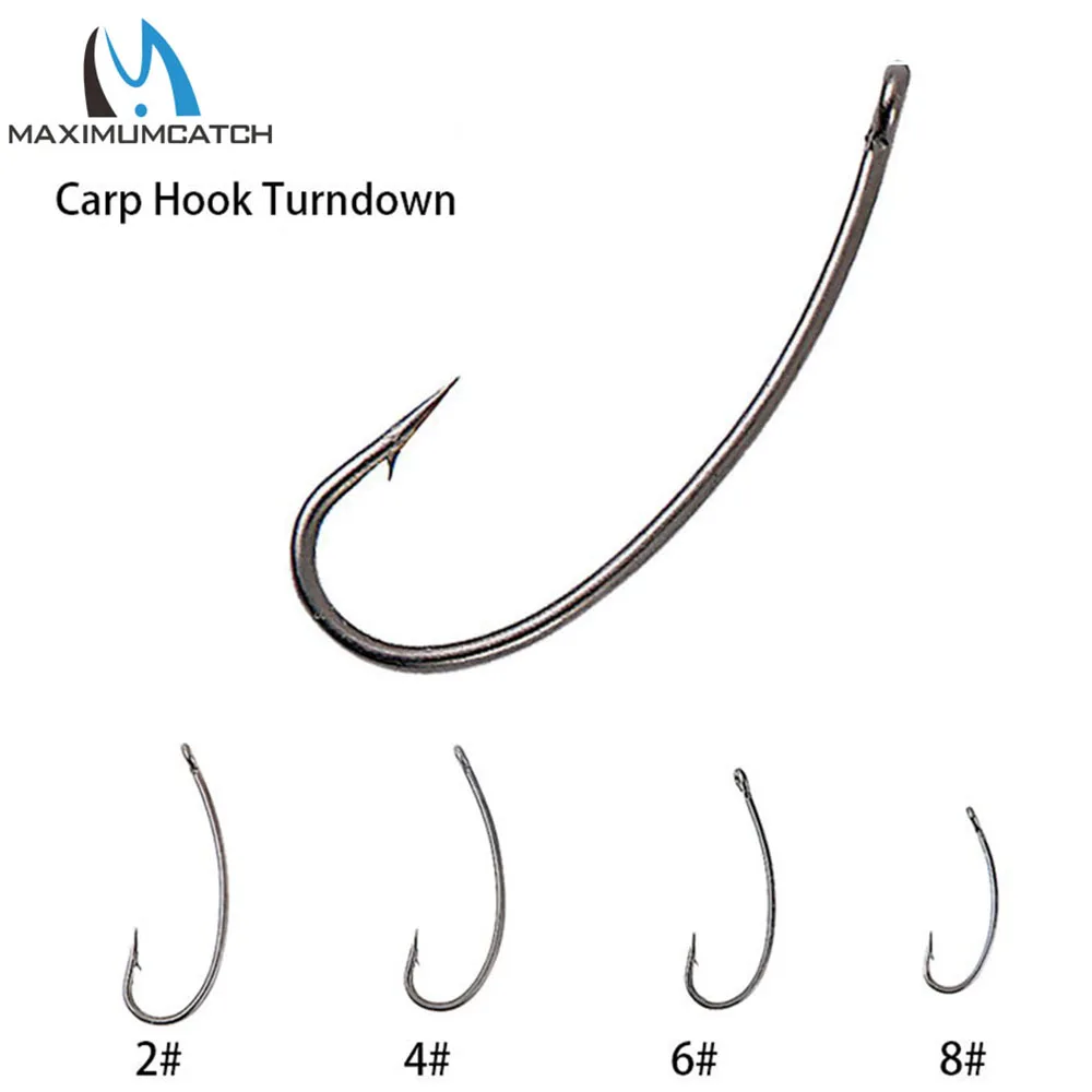 Maximumcatch 20 шт. Карп Рыболовный крючок из высокоуглеродистой стали для волос 2 #4 #6