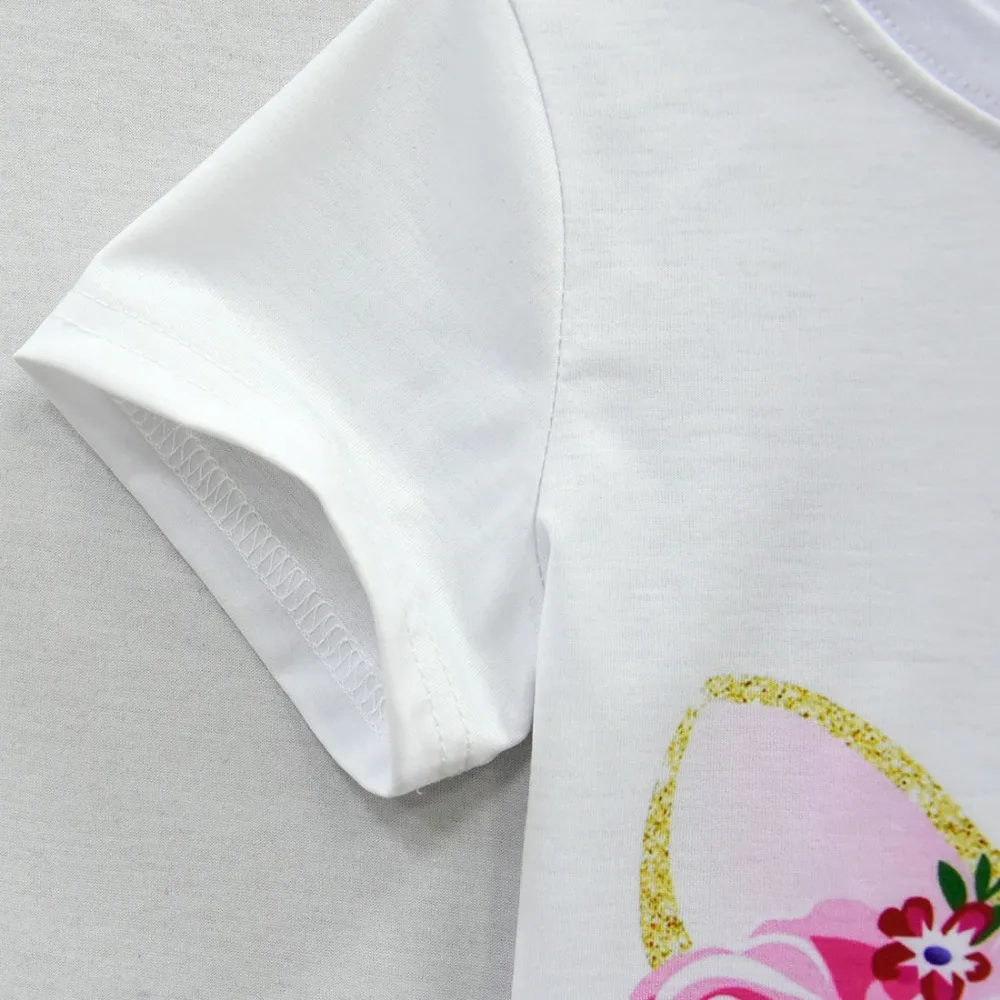 Платья для маленьких девочек с единорогом; модные детские летние вечерние комплекты с шортами; одежда для свадьбы; одежда для подростков; одежда для малышей