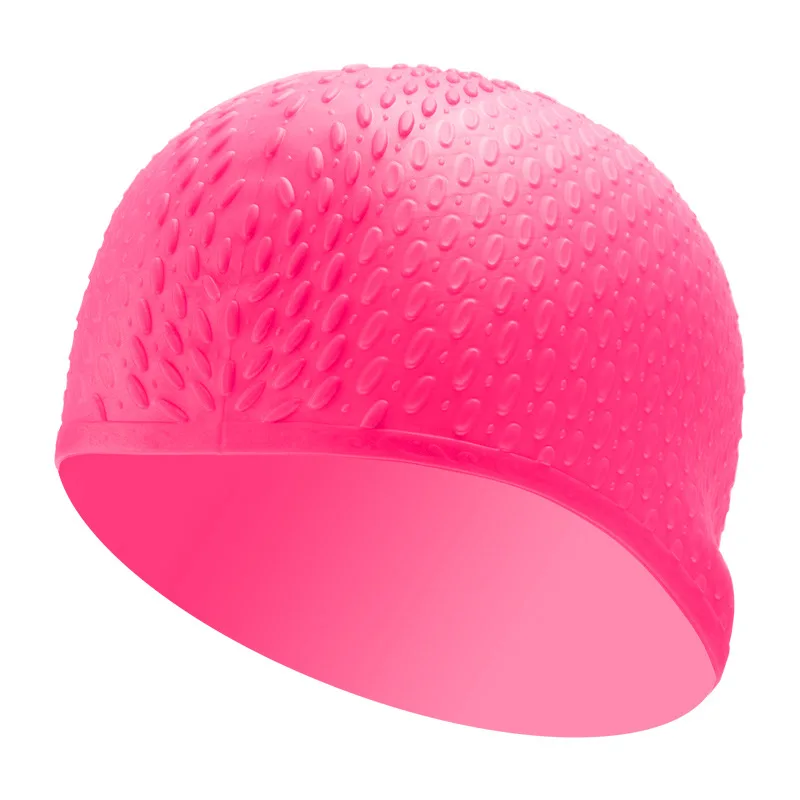 

Swimming Cap Silicone Waterproof Swimming Caps Protect Ears Long Hair Sports Swim Pool Hat Free Size for Men & Women Adults