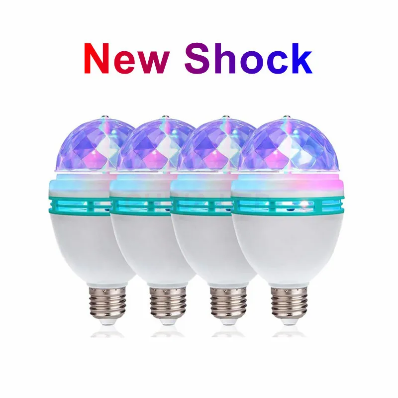 E27 светодиодный RGB светодиодные лампы 9W 6W AC85 265V 220V 110V Лампочка Magic Цвет проектор