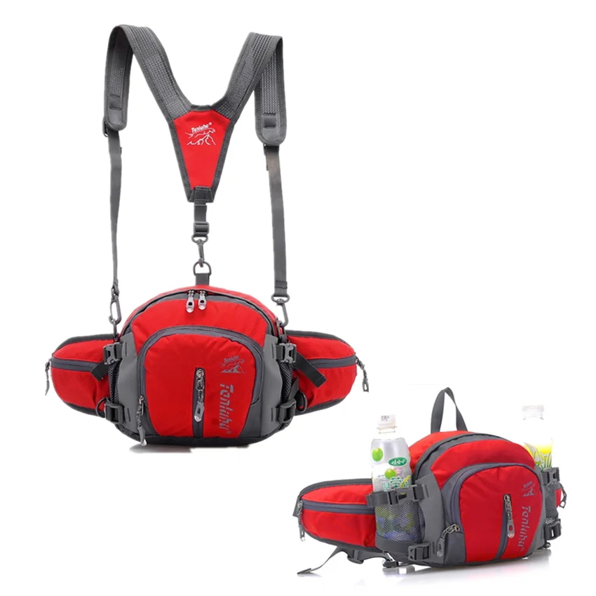 cycling waist bag multifunction hiking backpack bicycle rucksack outdoor camping climbing trekking phone accessories sports bags free global shipping