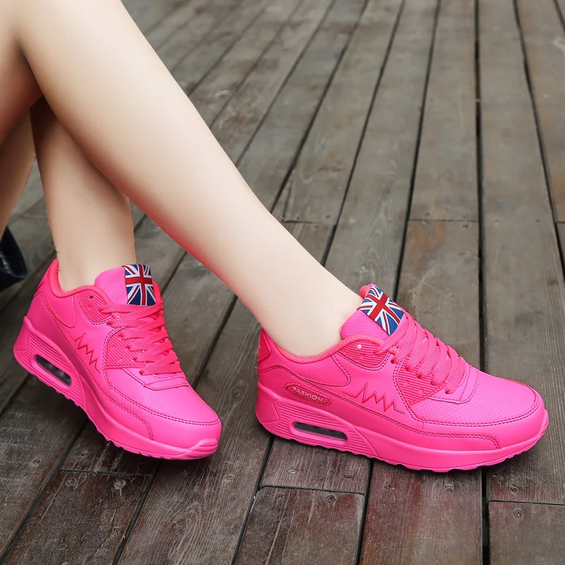 

Shoes Woman 2021 Autumn New Women's Air Cushion Shoes Casual Korean Flat Luxury Designer Thick Sole Height Increasing Fashion