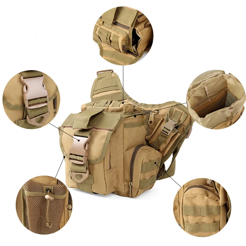 Тактическая камера поясная сумка военная многофункциональная через плечо