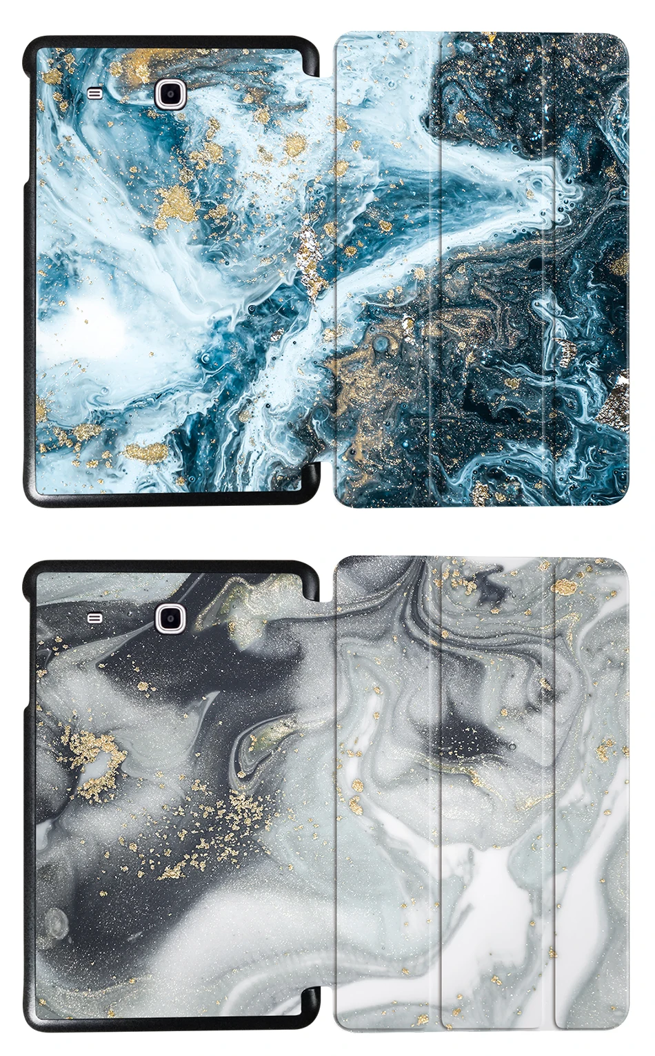 MTT чехол для samsung Galaxy Tab E 9,6 ''T560 T561 SM-T561 T565 Funda откидной трехслойный чехол из искусственной кожи с мраморной текстурой для планшета