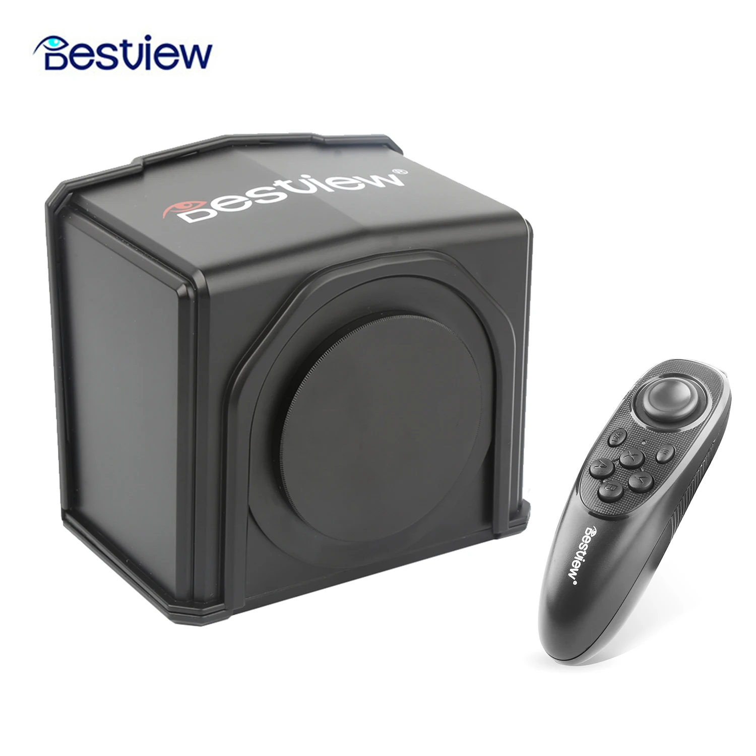 

Desview T1 Portable Mobile Phone Teleprompter Prompter w/ Control for Smartphone DSLR Camera Stage Host Live Online Video Vlog