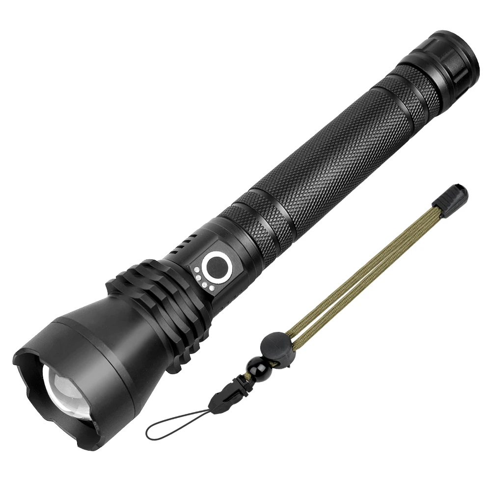 Сверхмощный мощный светодиодный фонарик XHP70.2 XHP50 с usb-зарядным зумом 18650 26650 батарея охотничья лампа фонари напоминание о мощности