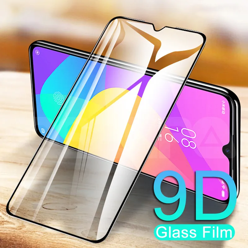 Защитное стекло с полным покрытием 9D для Xiaomi Mi 9 8 SE 9T Pro CC9 CC9E A3 A2 Lite Play F1 защита